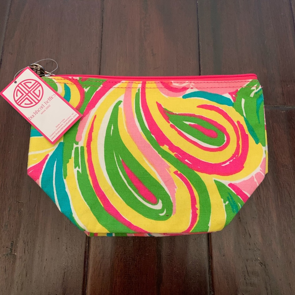 NWT Buckhead Betties Flamingle Zipper Pouch Bag